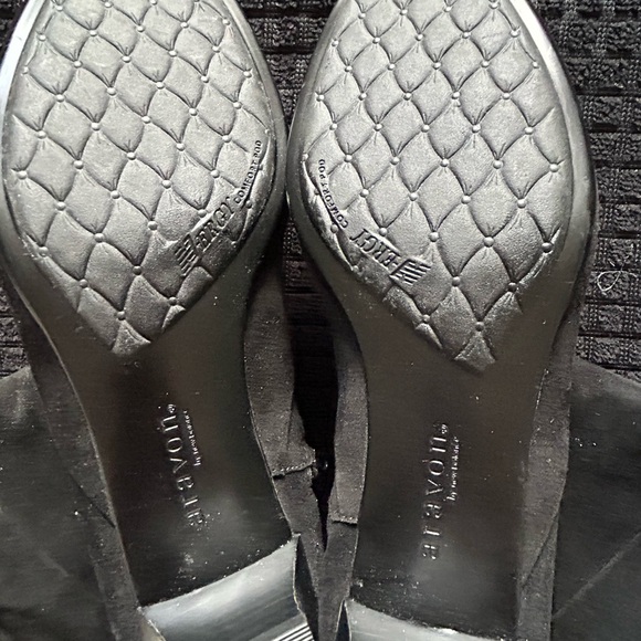 Aravon New Balance Erica Boots Black Suede Casual Mid Calf  Women’s size  9B - Picture 6 of 11